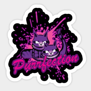 Purrfection Sticker